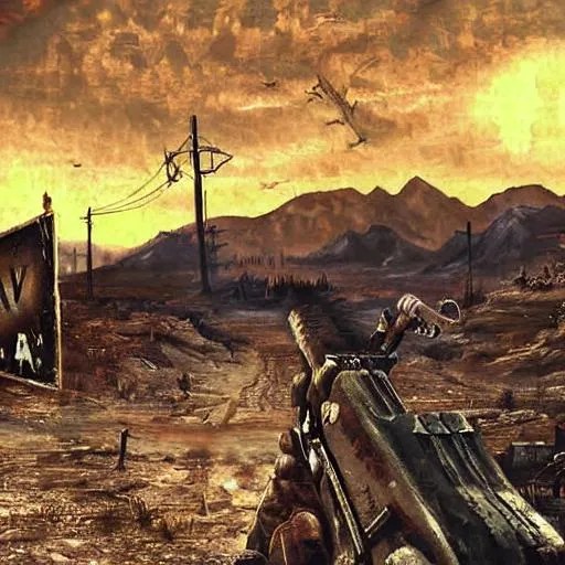 fallout new vegas oil painting OpenArt