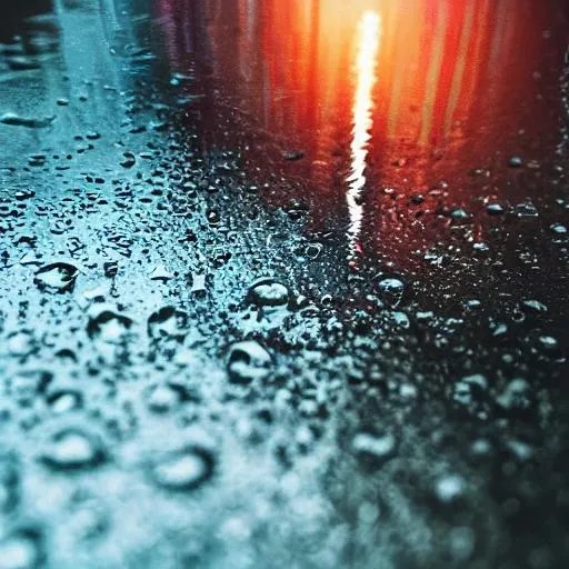 Rain close up, splashing water, extreme detail, 8k,... OpenArt