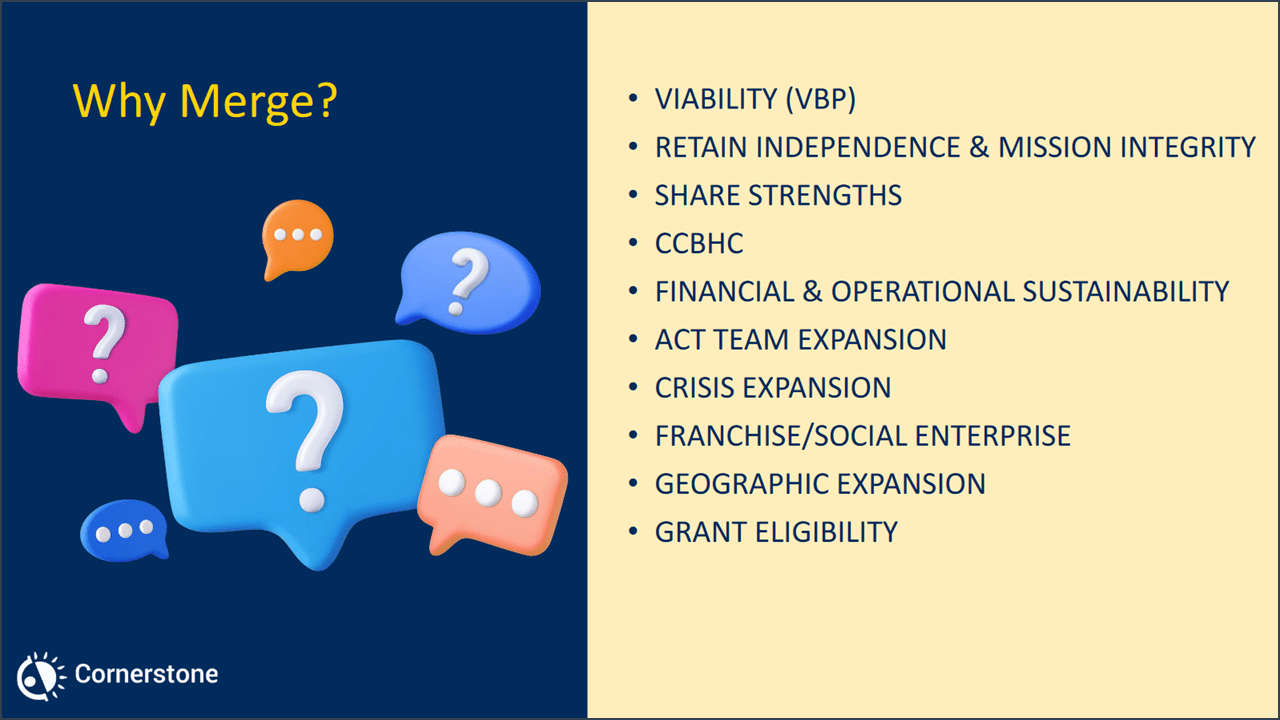 The "Right" Merger Partner OPEN MINDS