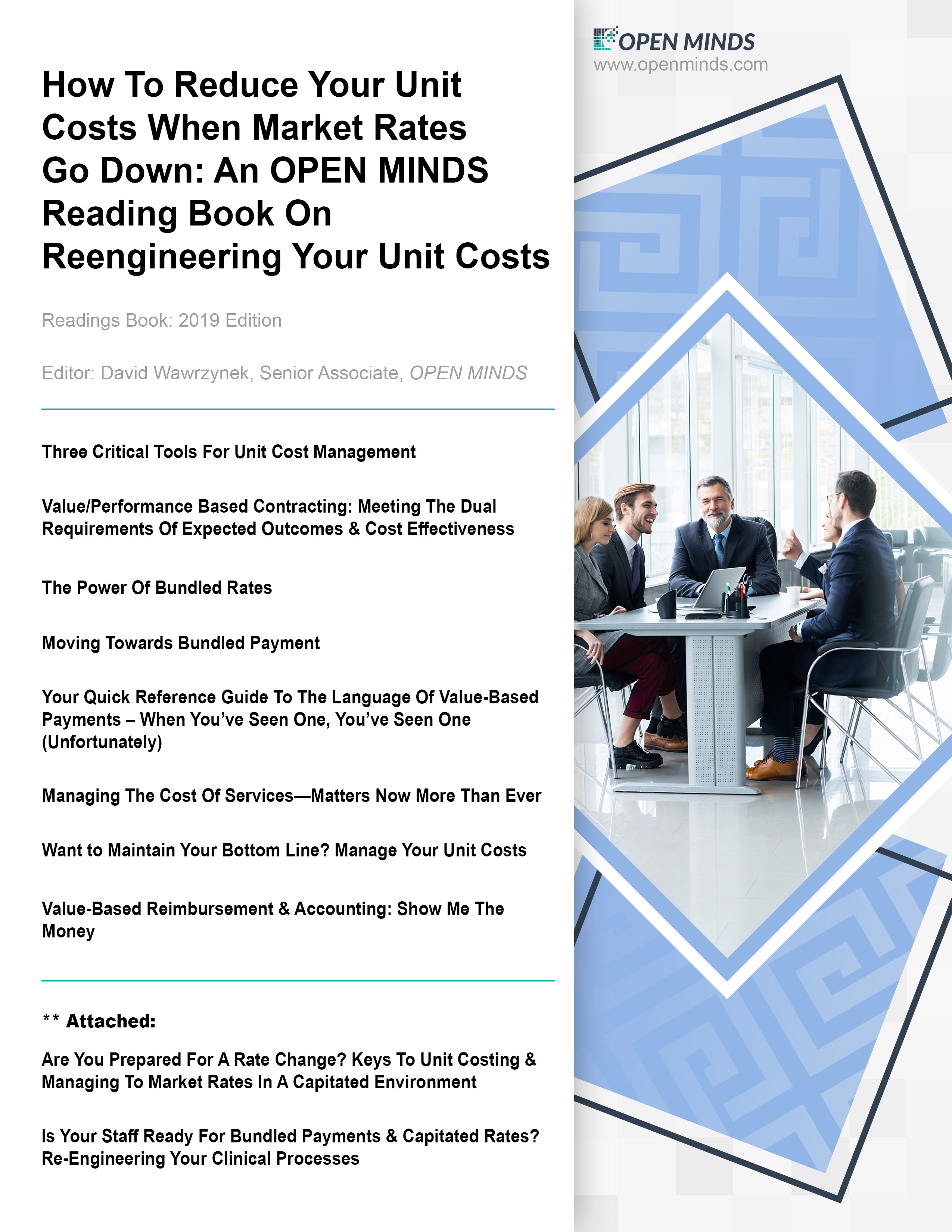How To Reduce Your Unit Costs When Market Rates Go Down An OPEN MINDS