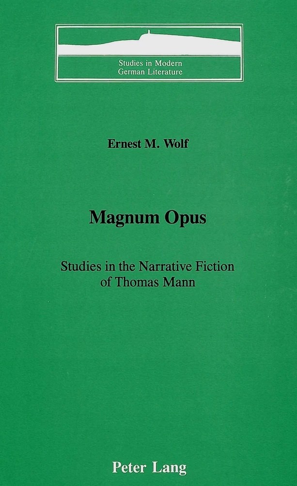 Magnum Opus Peter Lang Verlag