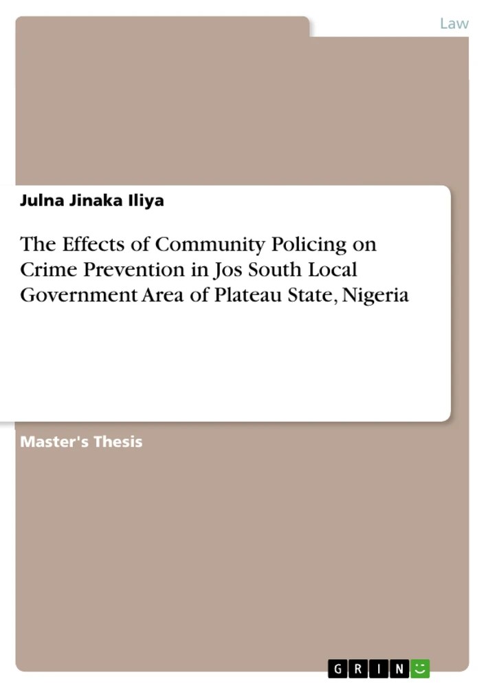 The Effects of Community Policing on Crime Prevention in Jos South