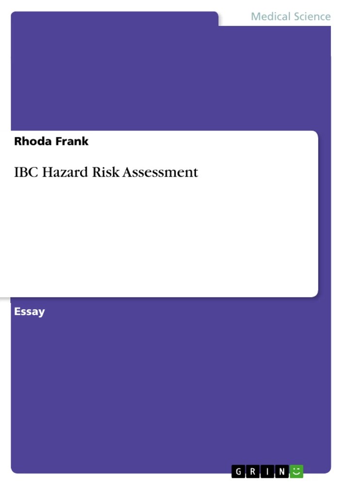 IBC Hazard Risk Assessment GRIN