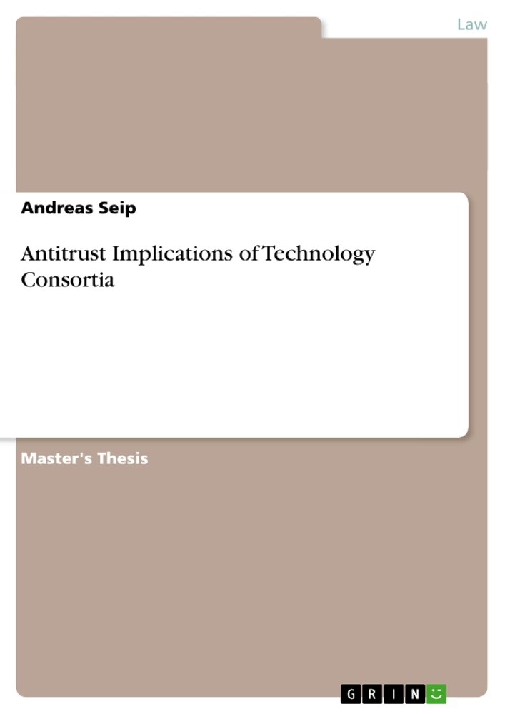 Antitrust Implications Of Technology Consortia - Grin