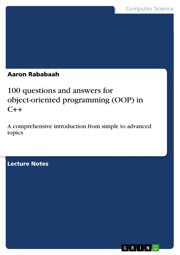 100 questions and answers for objectoriented programming (OOP) in C++