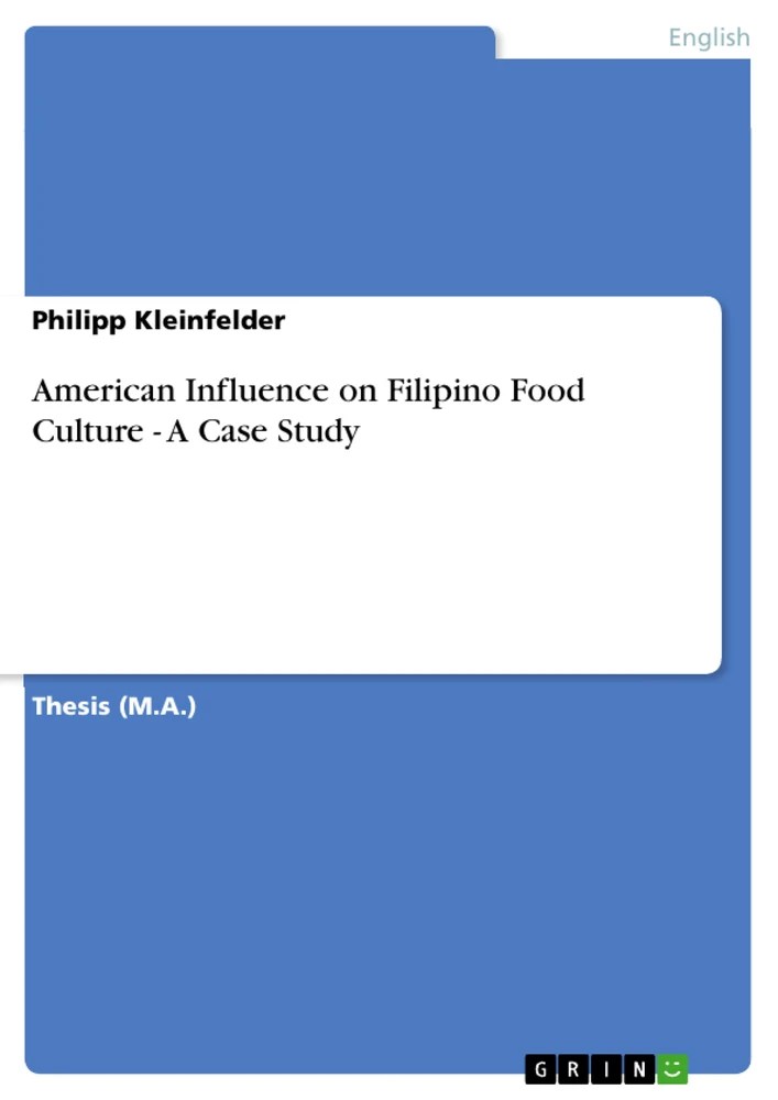 American Influence on Filipino Food Culture A Case Study GRIN Grin