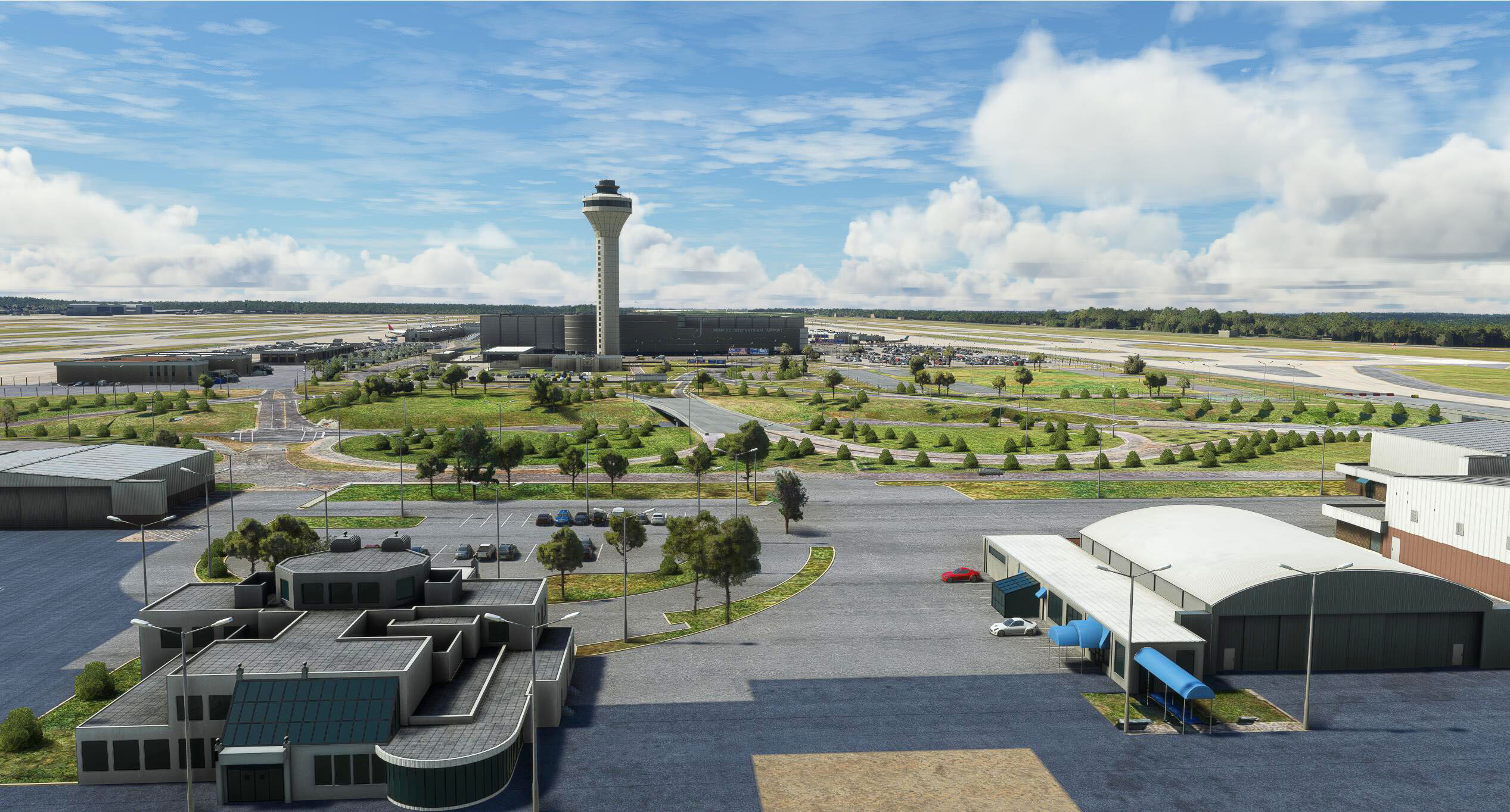 KMEM Memphis International Airport Microsoft Flight Simulator Orbx