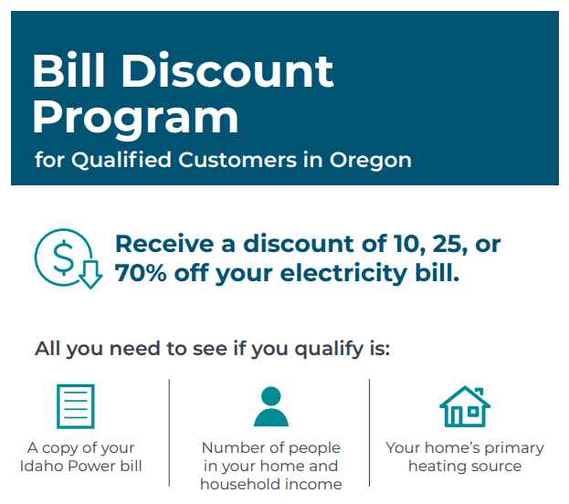 Idaho Power’s Bill Discount Program Rolls Out October 15th History of CUB and General CUB News