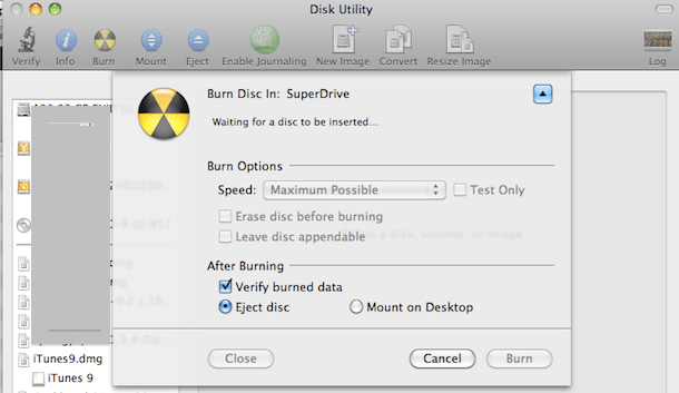 Itunes Says Disc Burner Software Not Found Mac