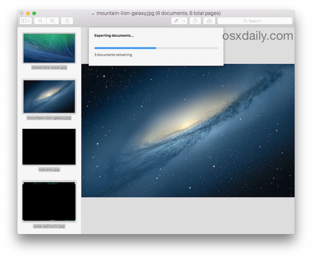 Batch Image Conversion in Mac OS X the Easy Way with Preview