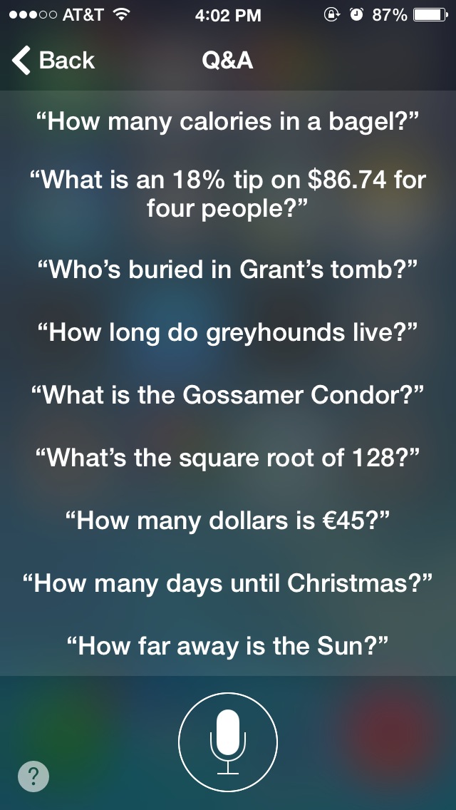 Get a List of Siri Commands Directly from Siri