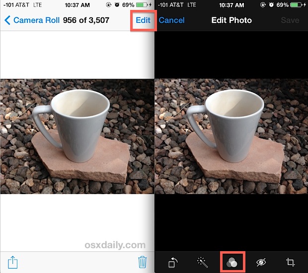 How to Make a Photo Black & White on the iPhone