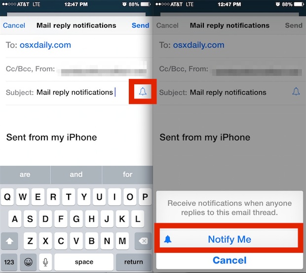 Get Notifications for Specific Email Threads in iOS Mail App