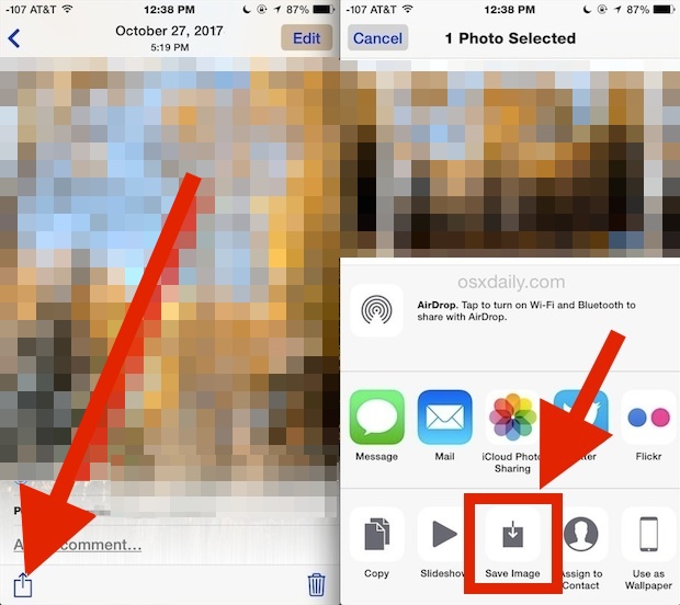 How to Save Pictures from Shared Photo Streams to iPhone & iPad