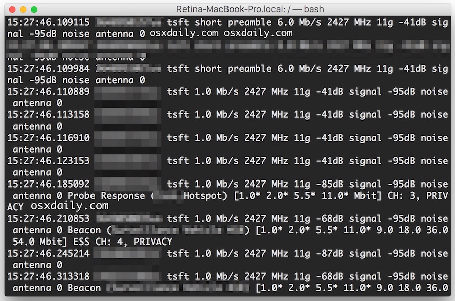 How to Sniff Packets & Capture Packet Trace in Mac OS X the Easy Way
