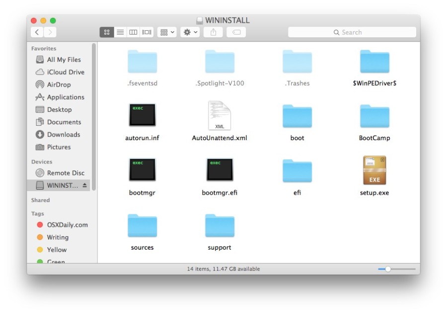 How to Create a Windows 10 Installer USB Drive from Mac OS X