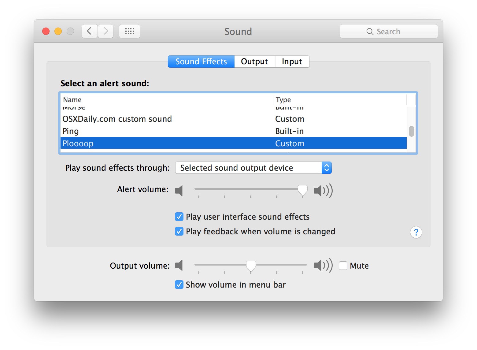 How to Make a Custom System Alert Sound for Mac OS X