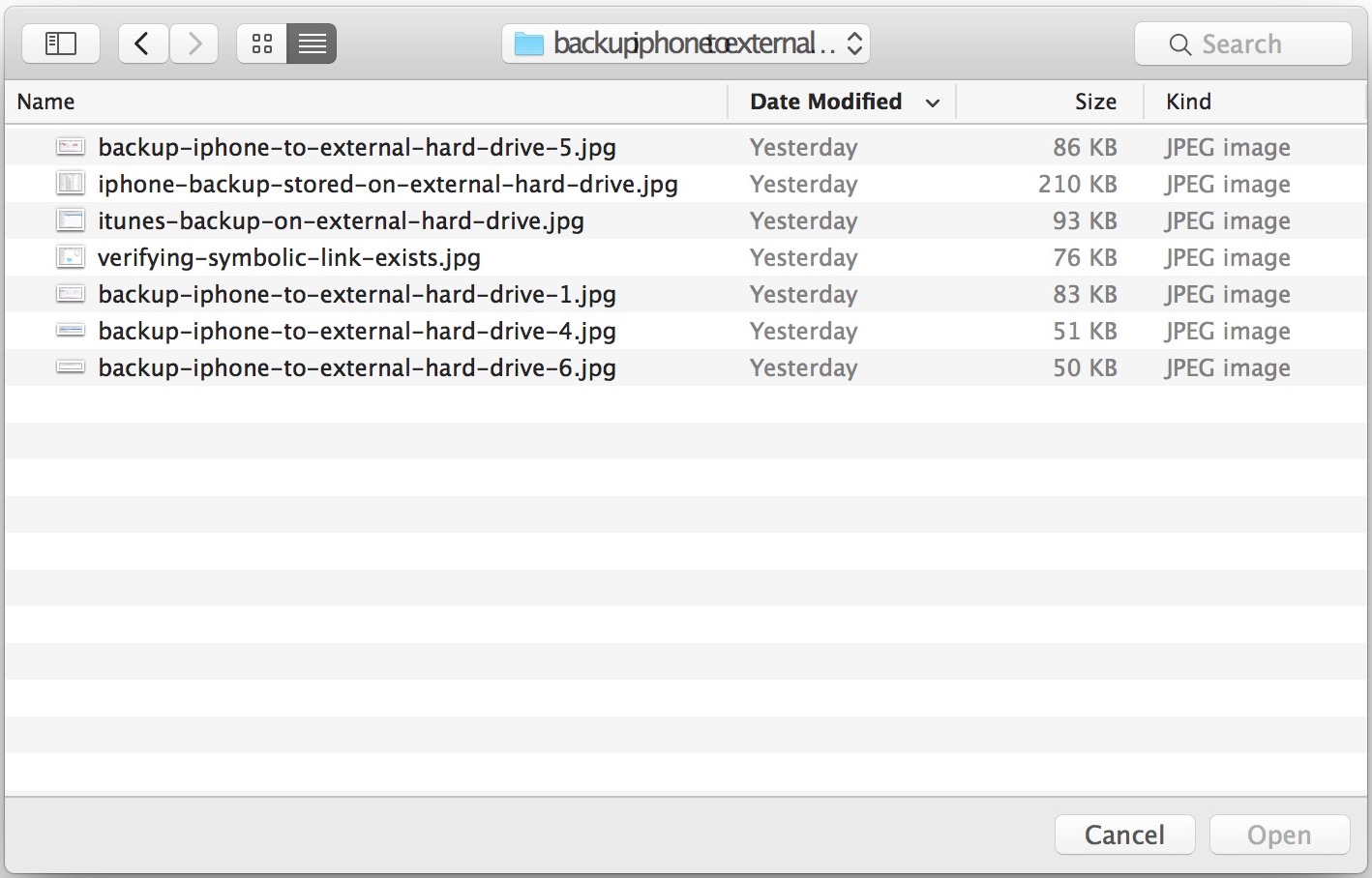 Fix a Missing Sidebar in Open & Save Dialog Windows of Mac OS X