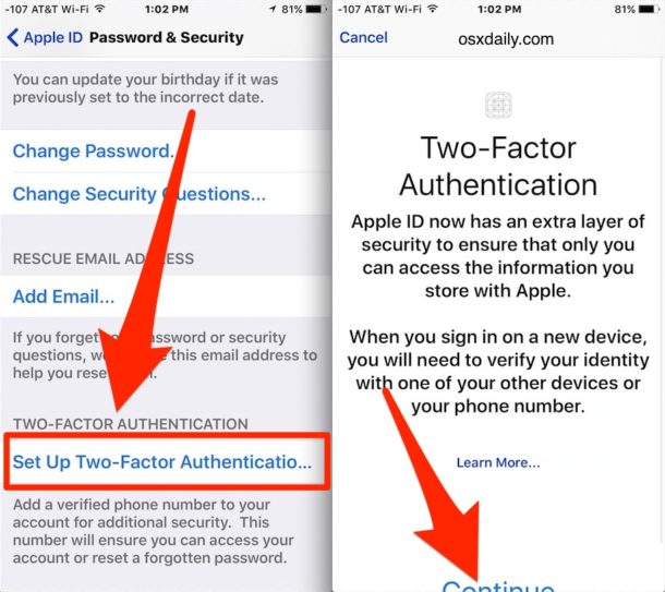 How to Setup 2Factor Authentication on Apple ID for Extra Security