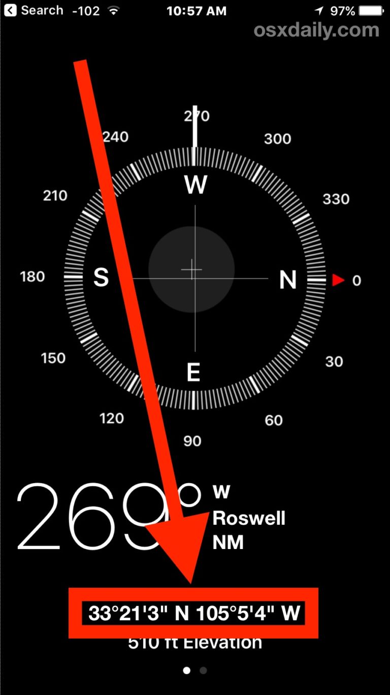 How to Show GPS Coordinates on iPhone