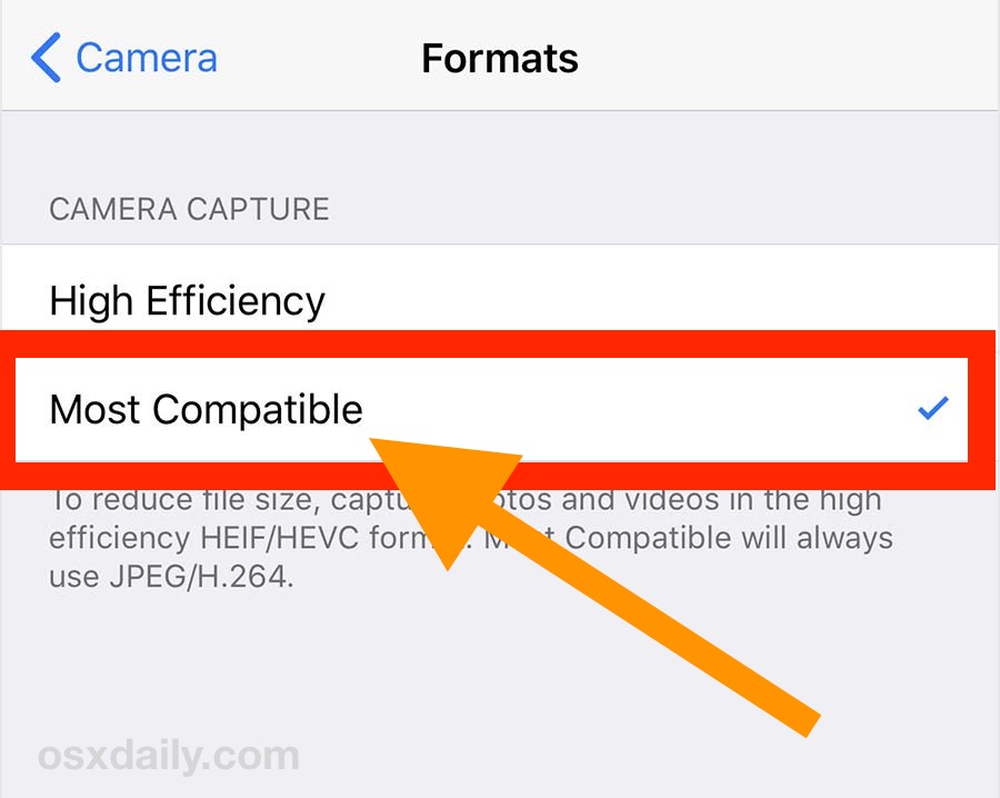 How to Make iPhone Camera Shoot JPEG Pictures in iOS 15, 14, 13, 12