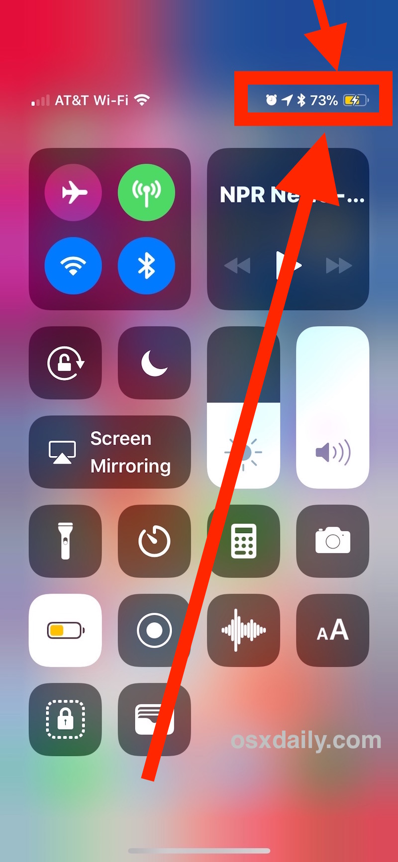 How to Show Battery Percentage on iPhone X, iPhone XS, iPhone XR