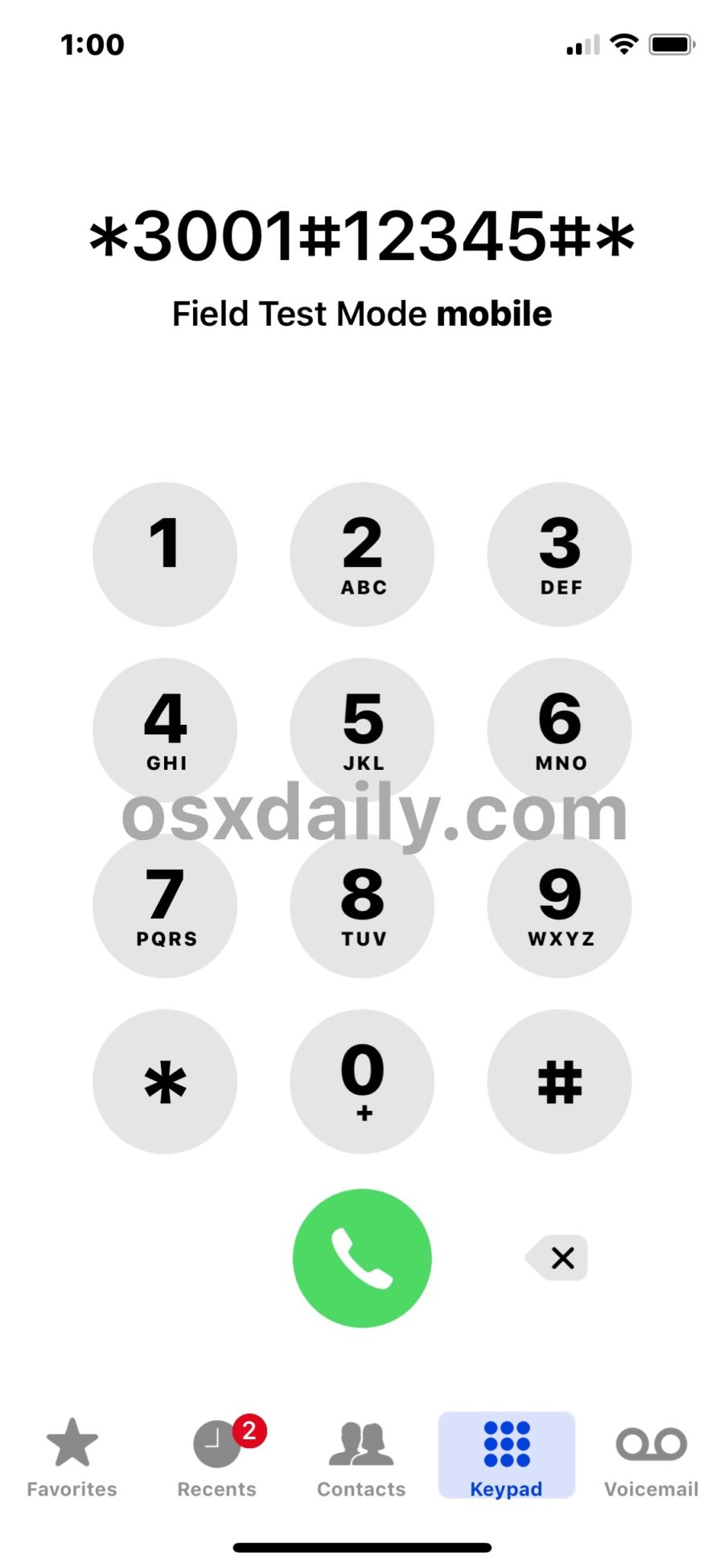 How to Use Field Test Mode in iOS 13 & iOS 12 and iPhone 11, XS, XR, X