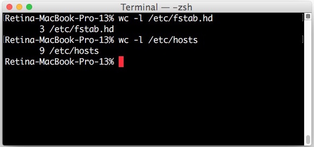 How to Count Lines of a File by Command Line