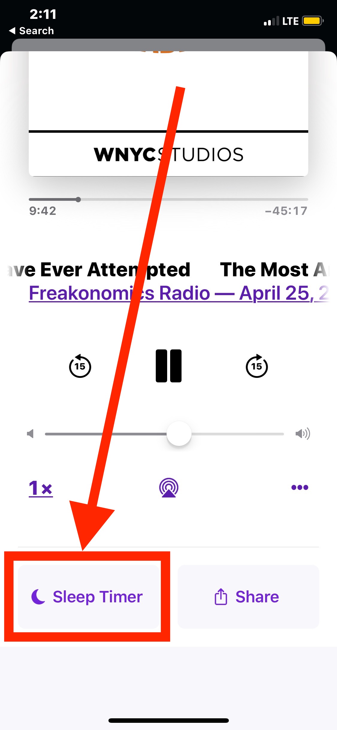How to Set Sleep Timer in Podcasts on iPhone to Automatically Stop Playing