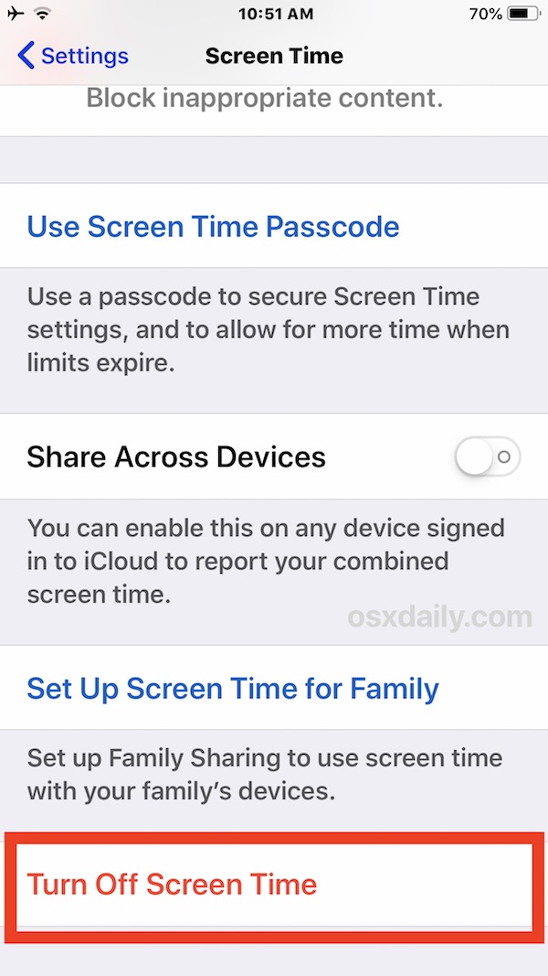 How to Disable Screen Time on iPhone or iPad