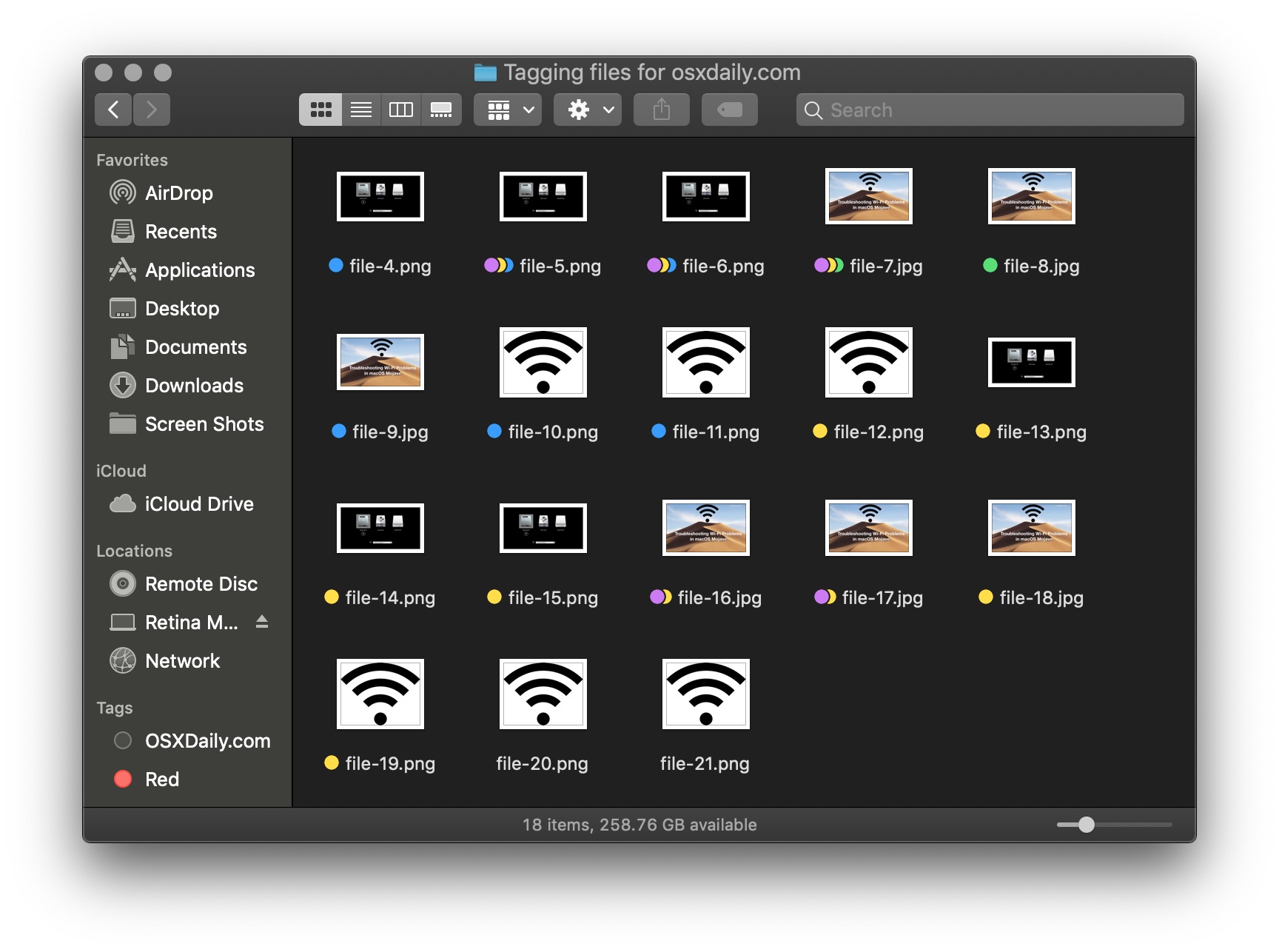 How to Tag Files or Folders in MacOS