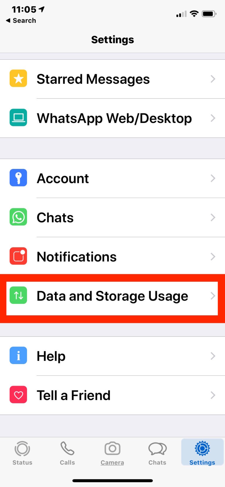 How to Clear WhatsApp Data Storage on iPhone
