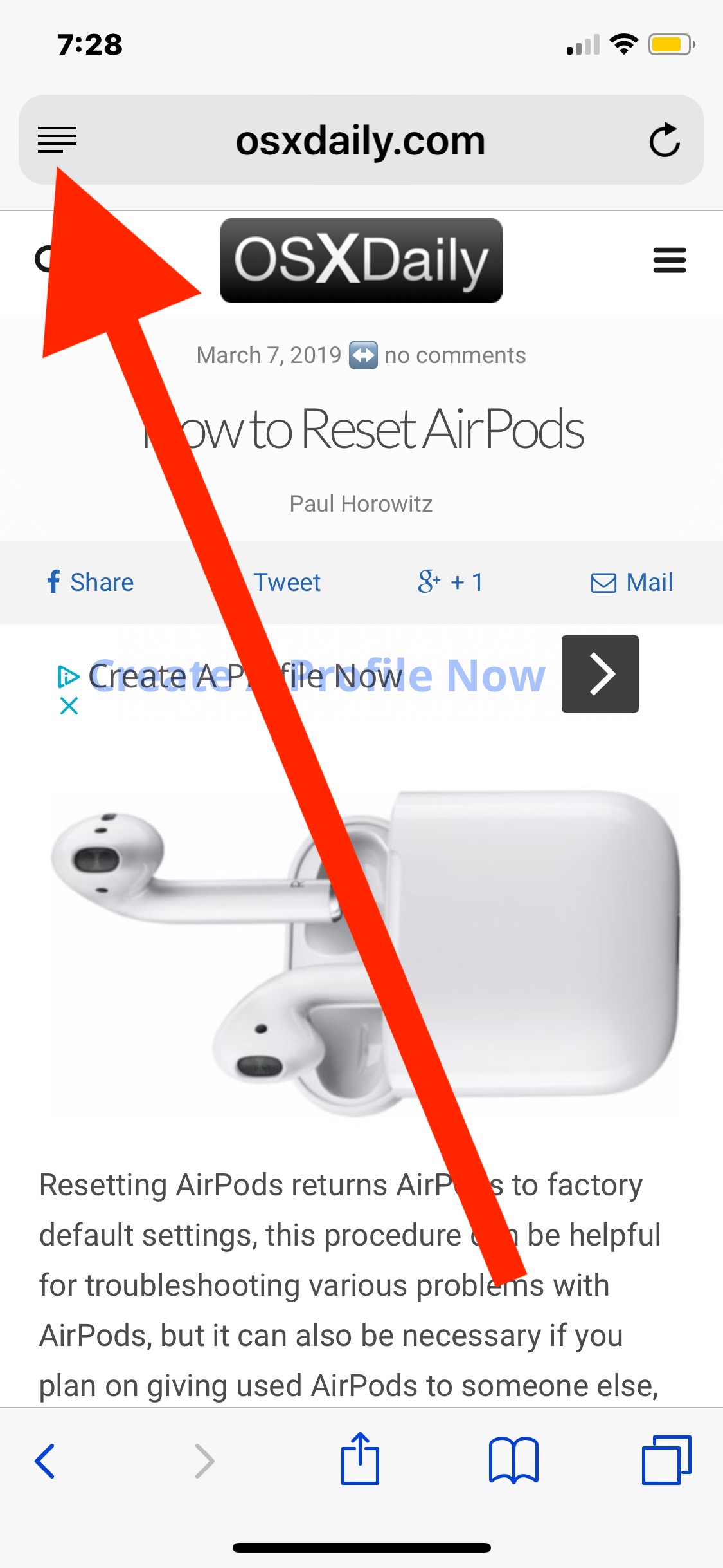 How to Enable Reader View in Safari Automatically on iPhone or iPad