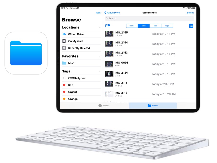 14 Keyboard Shortcuts for Files App on iPad