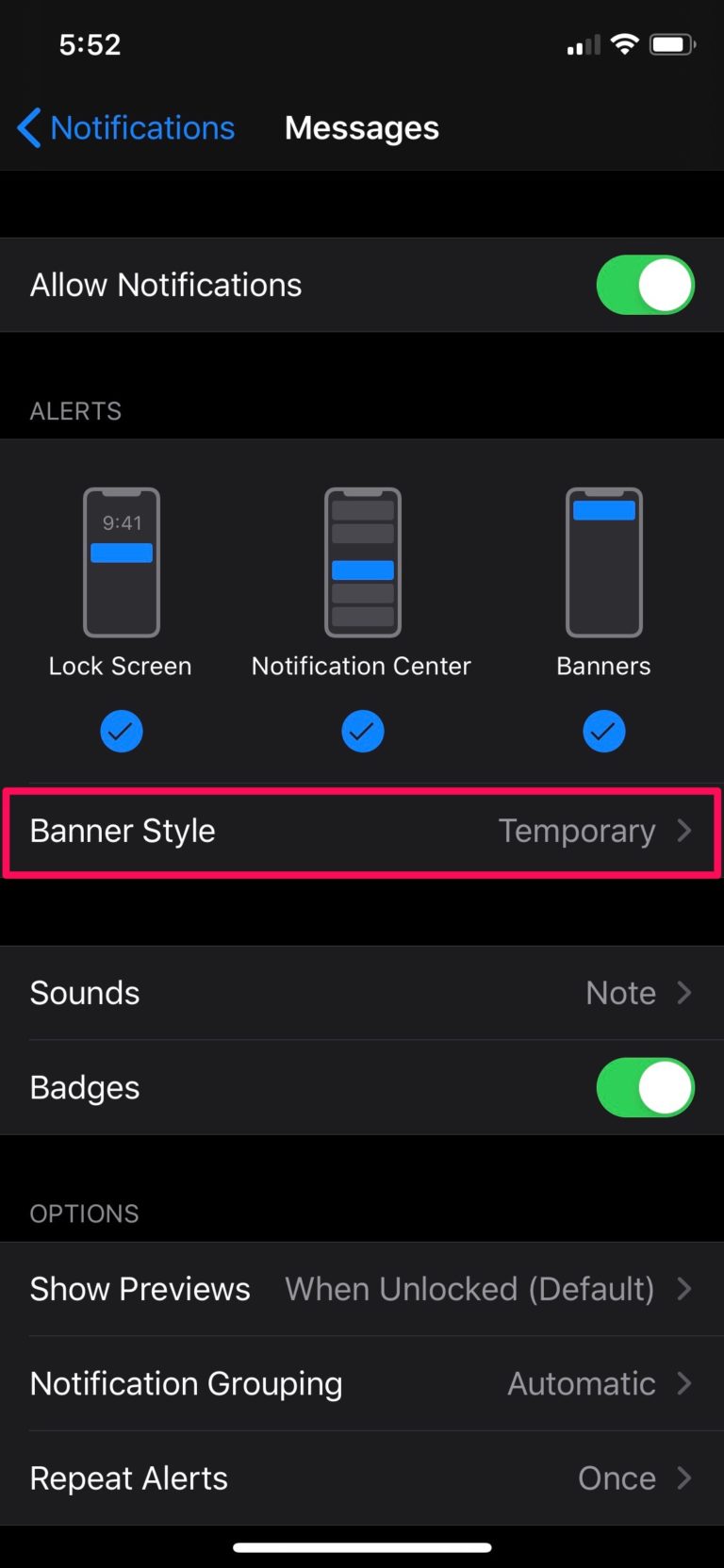 How to Enable Persistent Notifications on iPhone & iPad