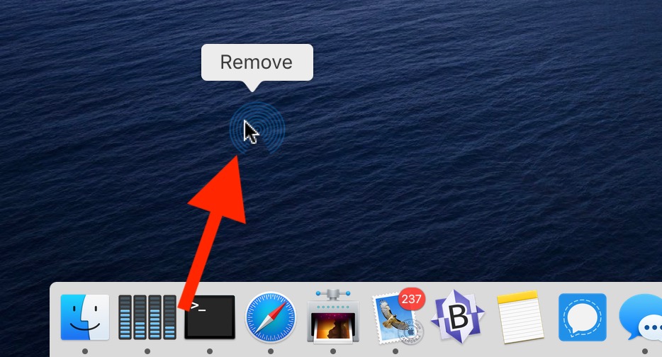 How to Remove App Icons from Mac Dock