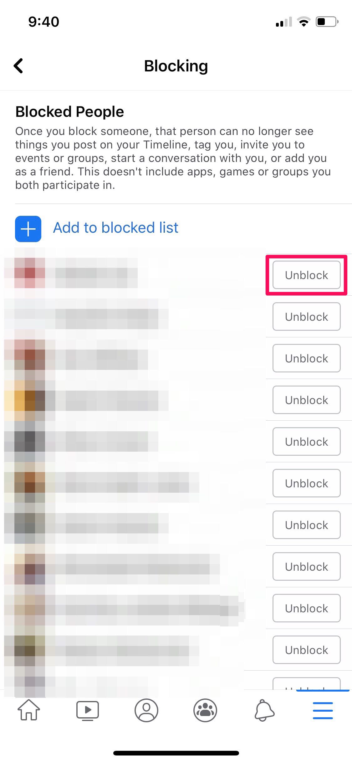 How to Block & Unblock Someone on Facebook from iPhone & iPad