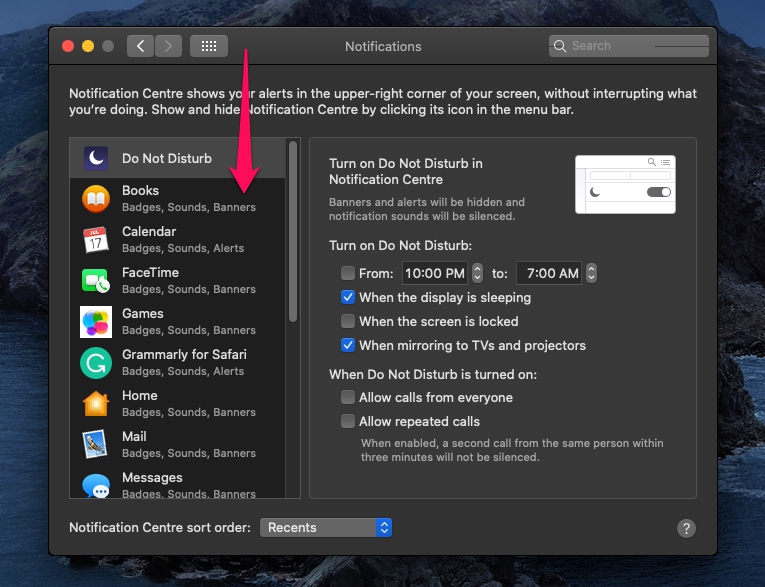 How to Disable Notification Previews on Mac