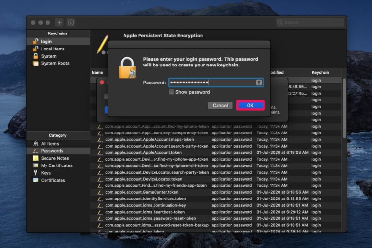 How to Reset Keychain on Mac