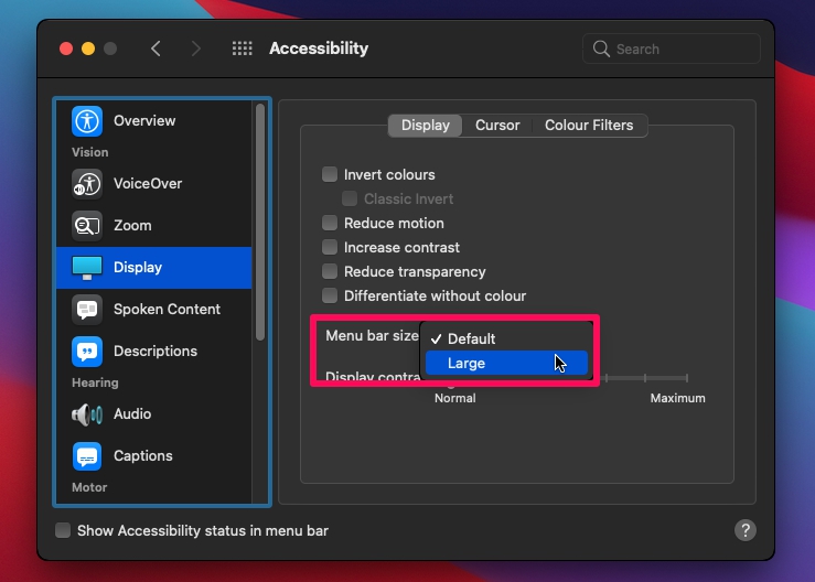How to Change Menu Bar Size in MacOS