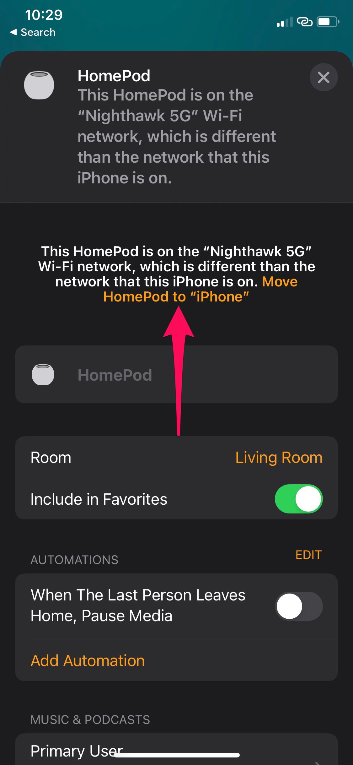 How to Change HomePod WiFi Network