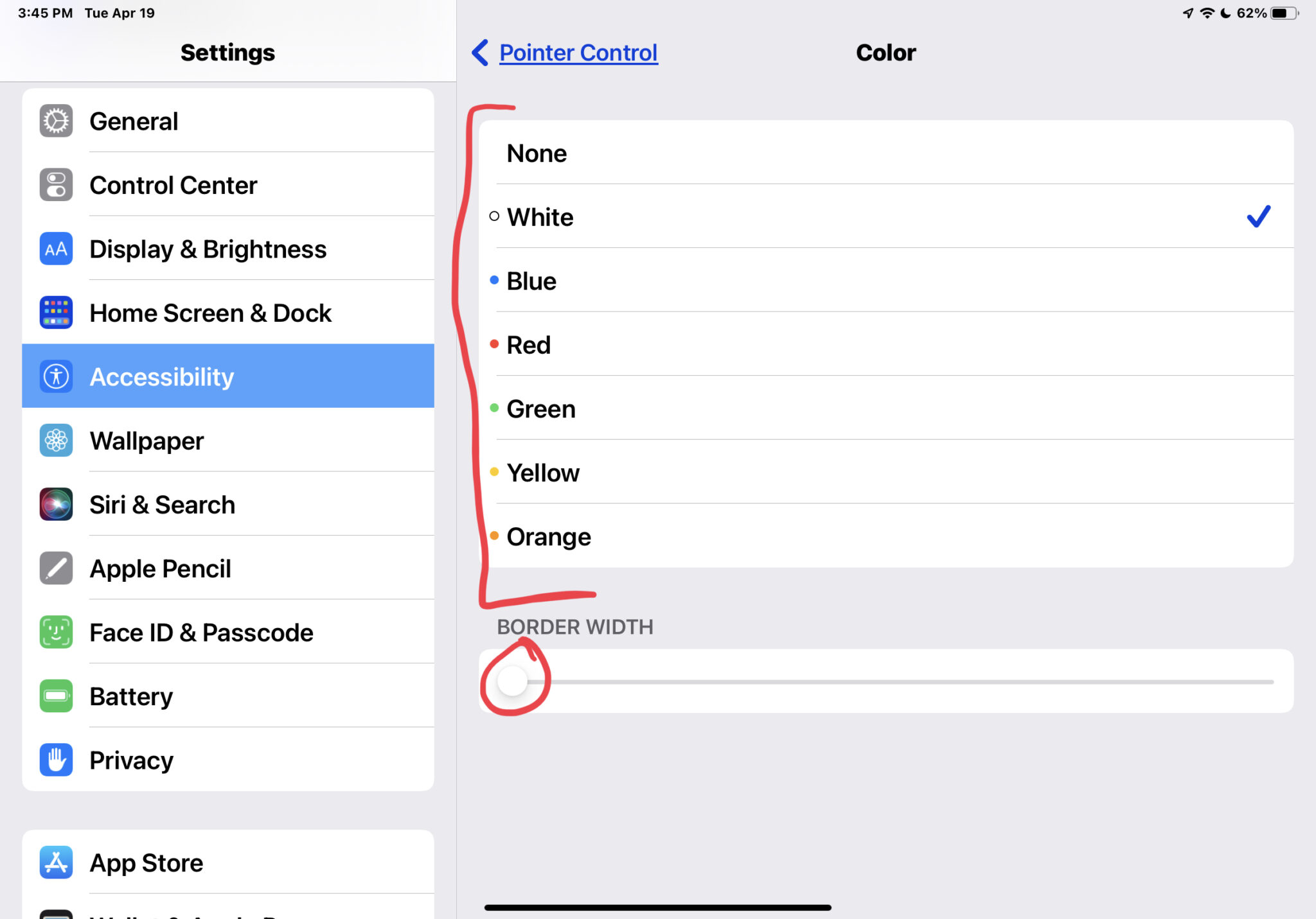 How to Change the Color & Size of the Cursor on iPad
