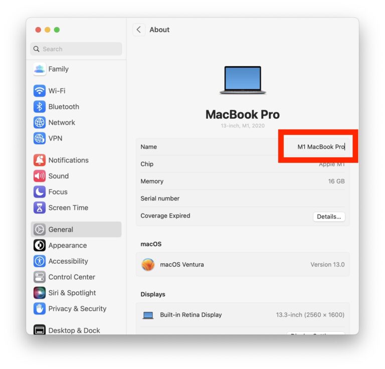 How to Rename Mac Computer Name in MacOS Sonoma & Ventura