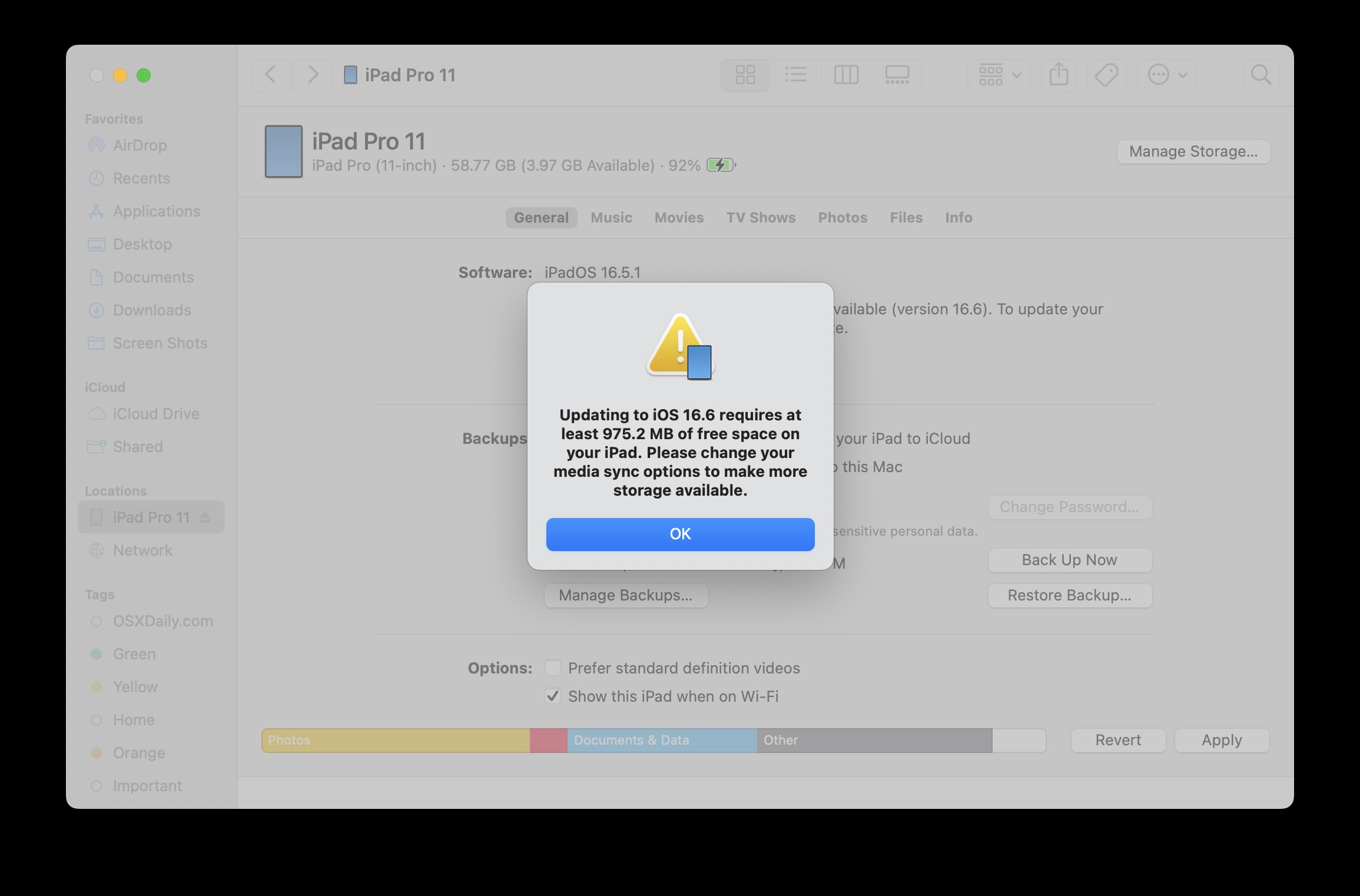 How to change media sync options on iPhone & iPad to make more storage