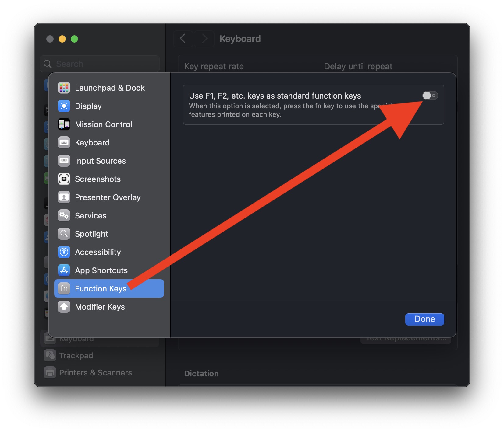 How to Reverse Function Keys (F1, F2, etc) on MacOS Sonoma