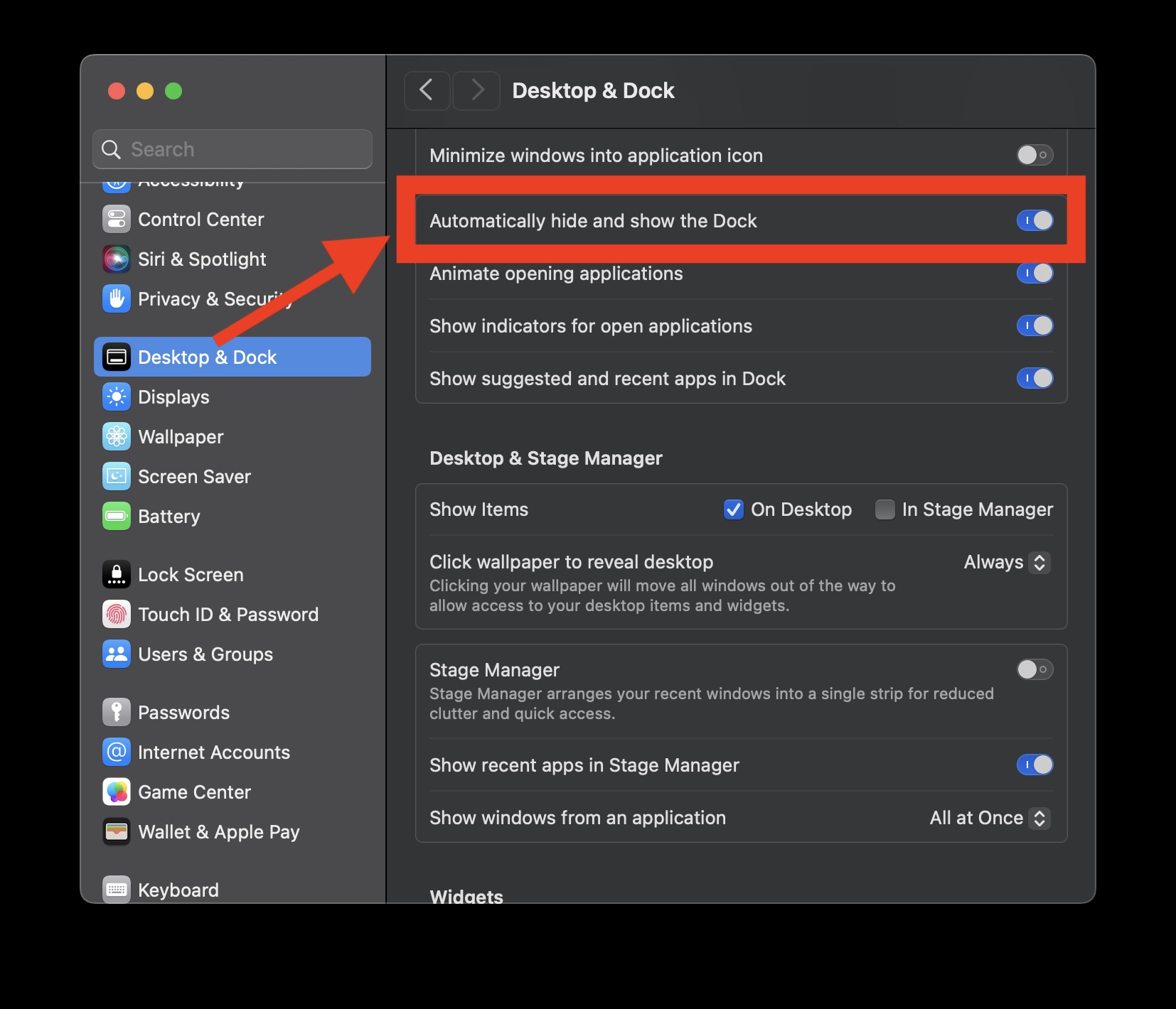 Come nascondere e mostrare automaticamente il Dock su Mac The Digital