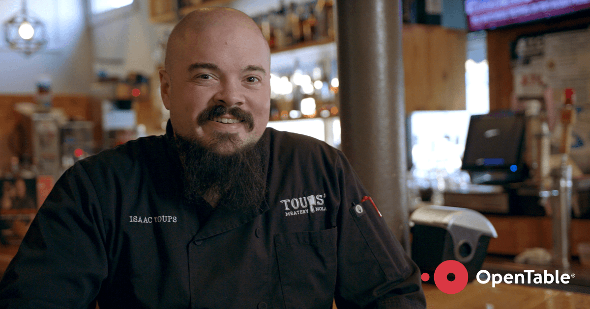 Top Chef alumni Isaac Toups joins OpenTable in the Kitchen
