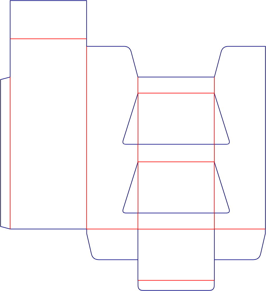 Custom dimensions threetier display stands display boxes/stands