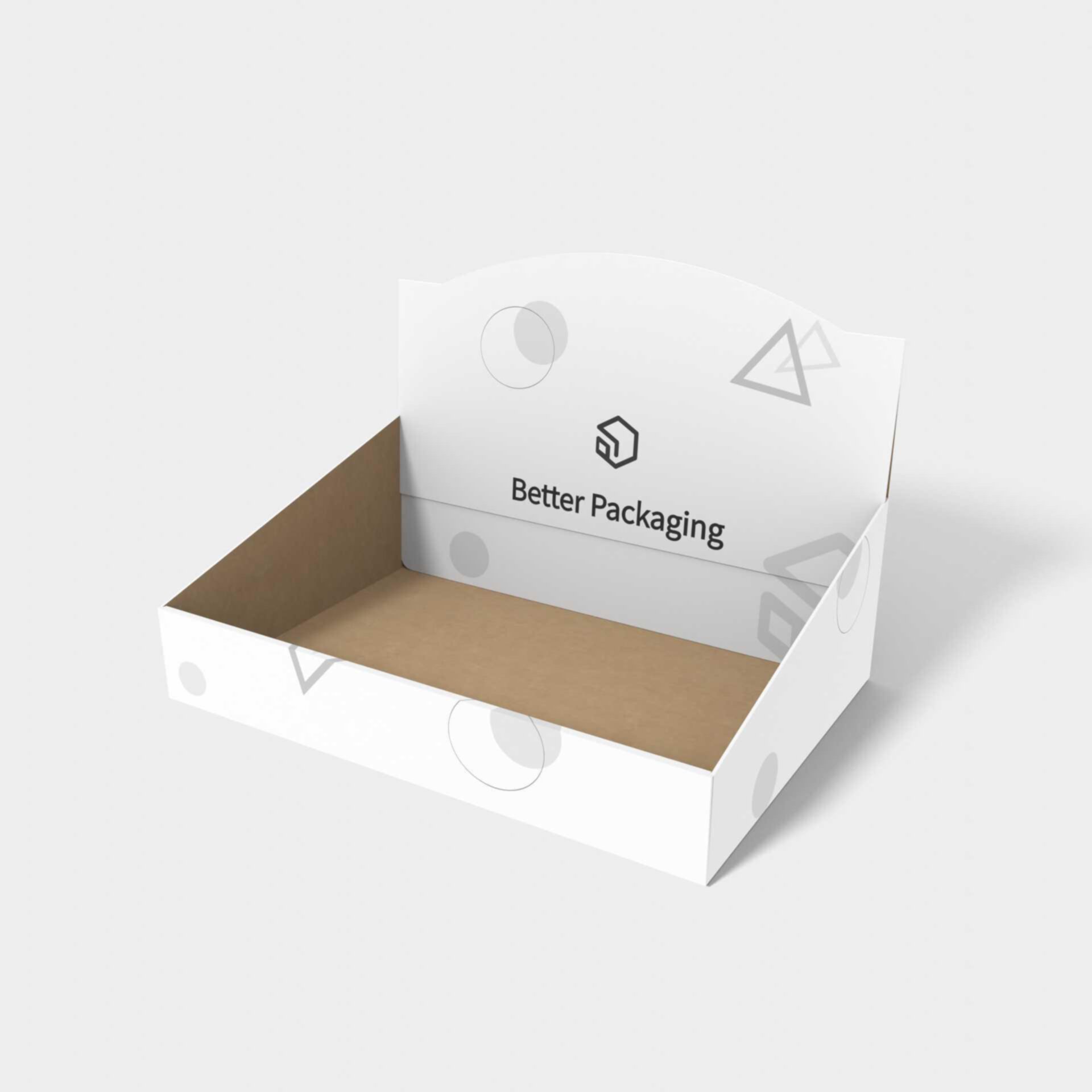 Bevel multifunctional display box display boxes/stands mockup 171100