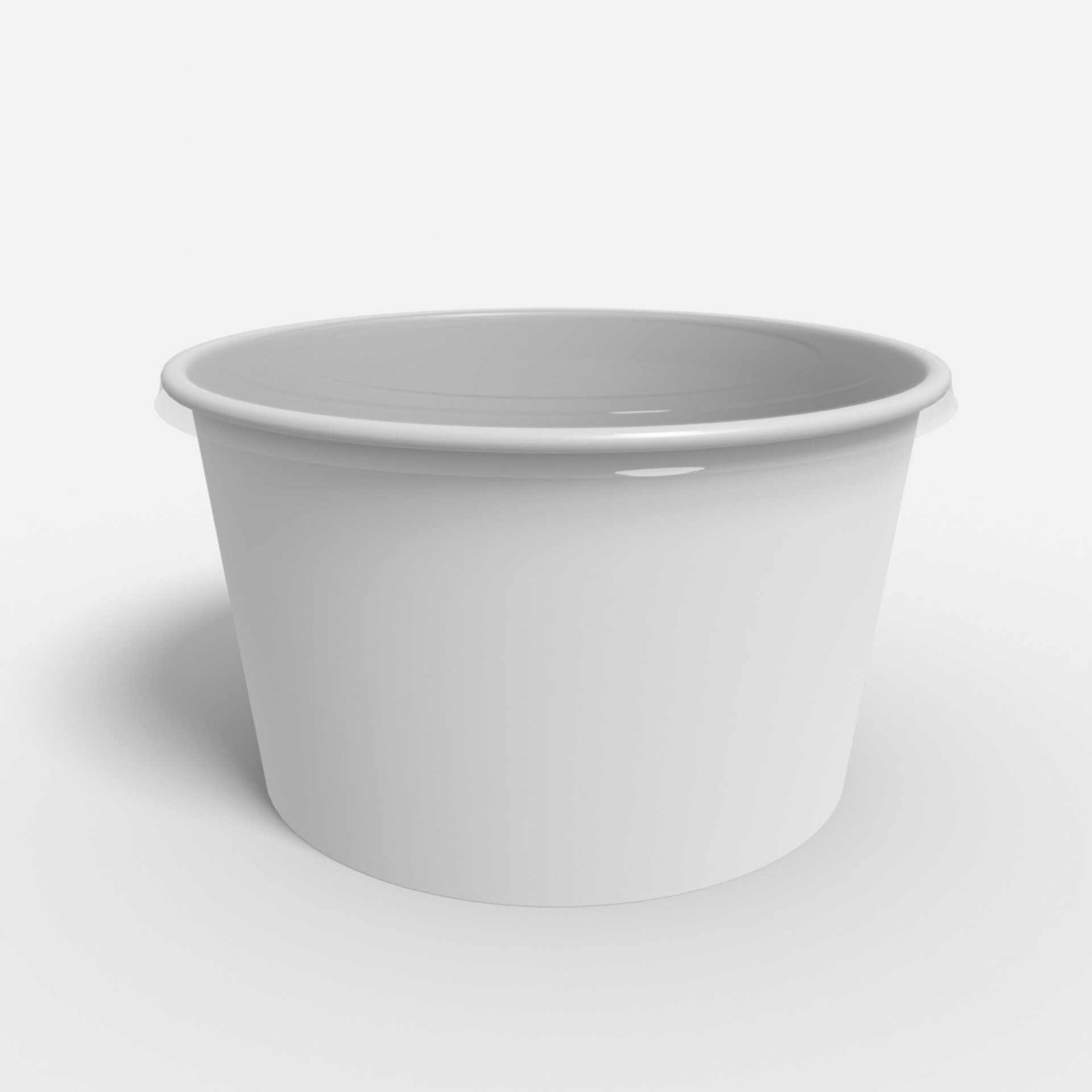 Paper buckets with lid mockup 508470